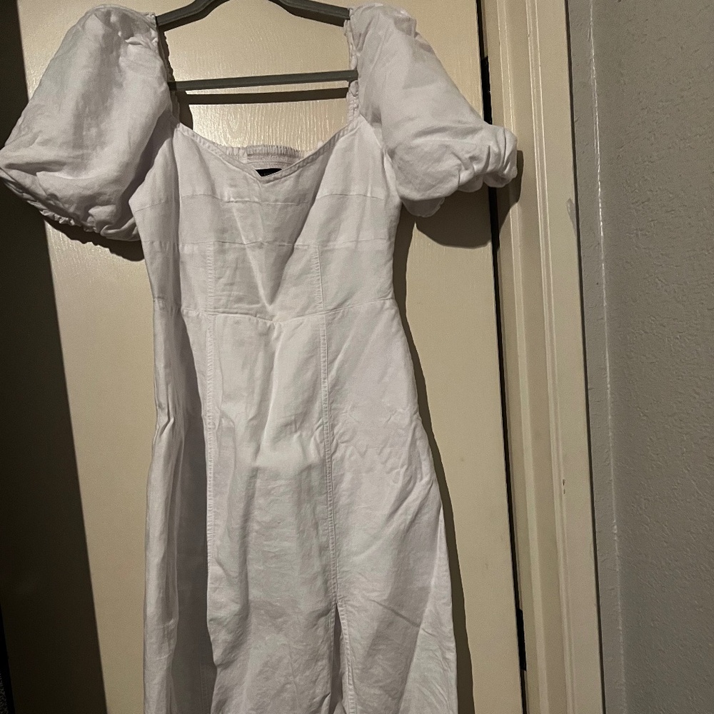 Banana Republic Puff Sleeve Dress